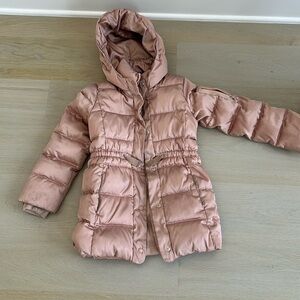 Pink Gap kids Puffer jacket size medium